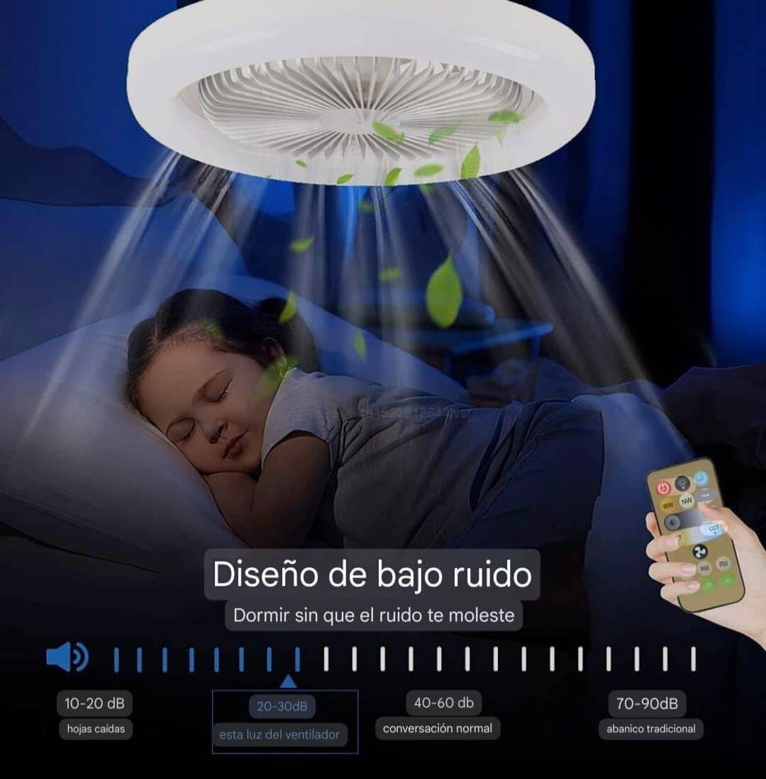 GlowAir™-Lámpara Ventilador