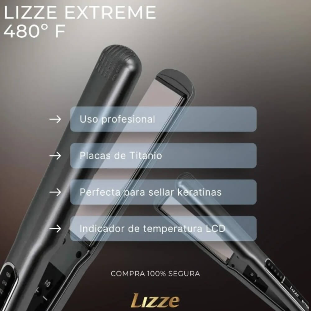 Lizze Extreme-Plancha para cabello